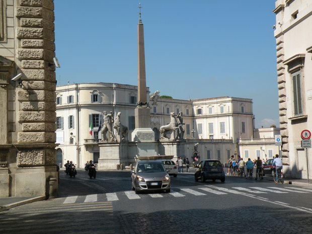  Place du Quirinal, fontaine des Dioscures